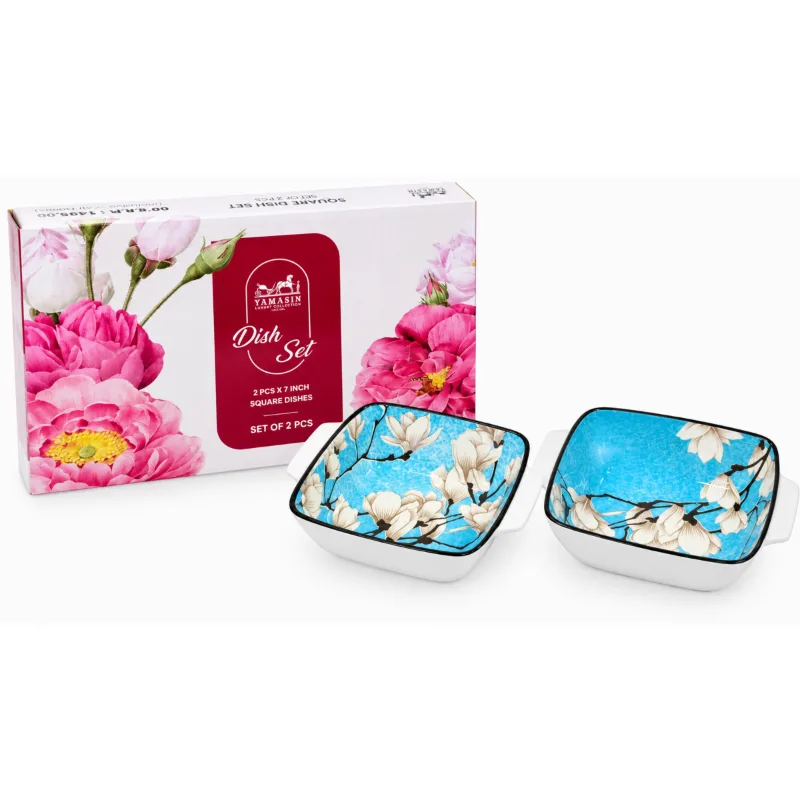 Yamasin square dish set of 2 pc — view 2