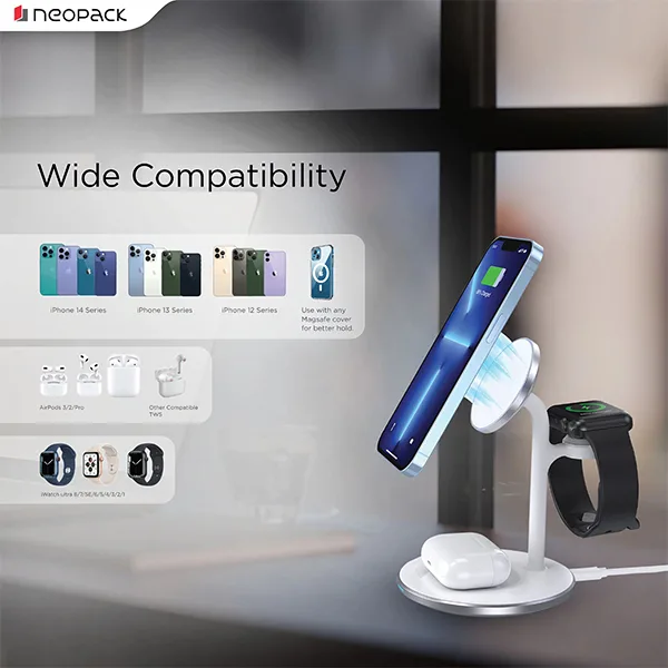 Neopack ICEMag 3-in-1 Wireless Charger