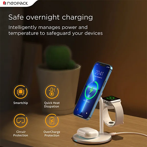 Neopack ICEMag 3-in-1 Wireless Charger