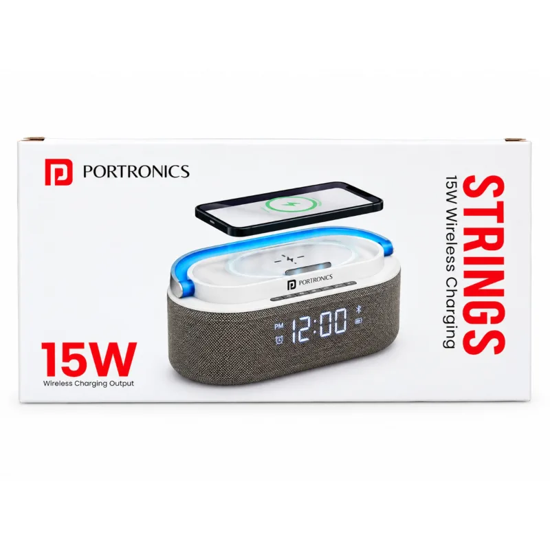 Portronics bt speaker strings with wireless charging — view 2