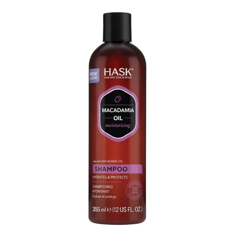 Hask Macadamia Oil Moisturizing Shampoo (355ml)