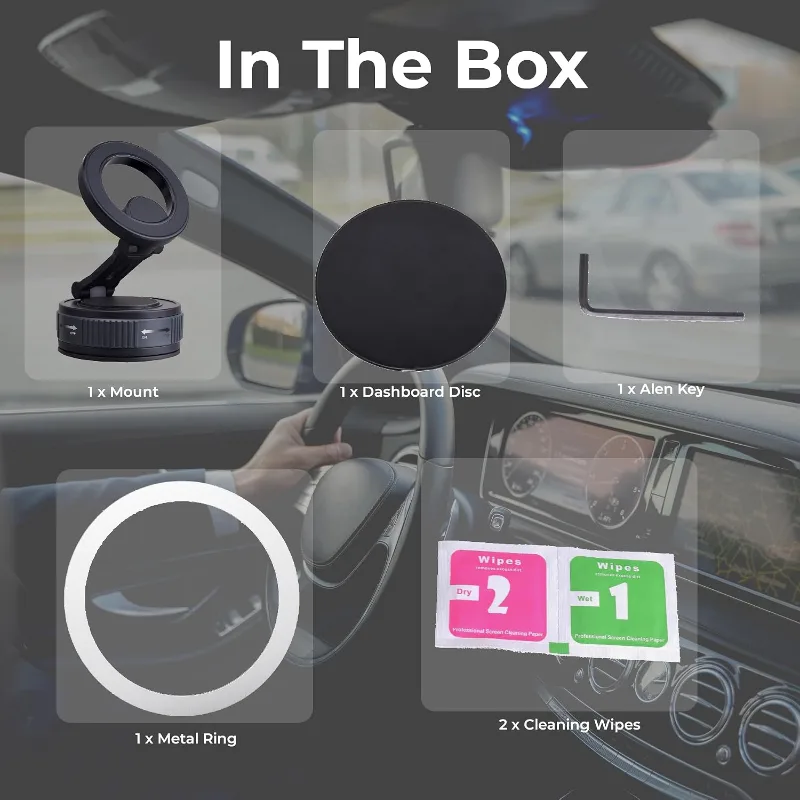 Magneto Magnetic Mobile Holder with Vaccum Grip UM1226