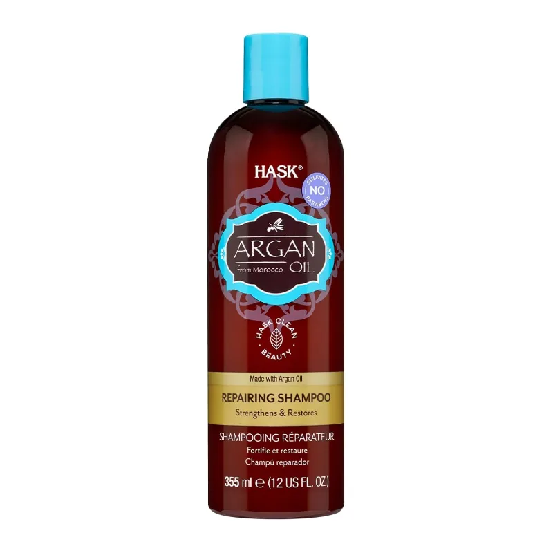 Hask Argan Oil Repairing Shampoo is a 355ml