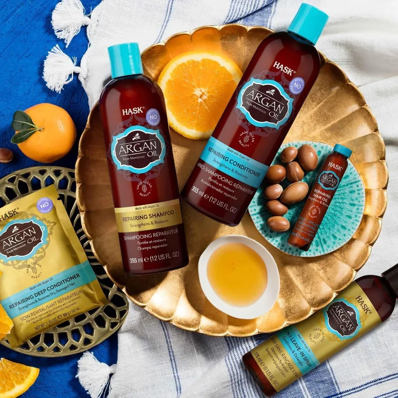 Hask Argan Oil Repairing Shampoo is a 355ml — view 4