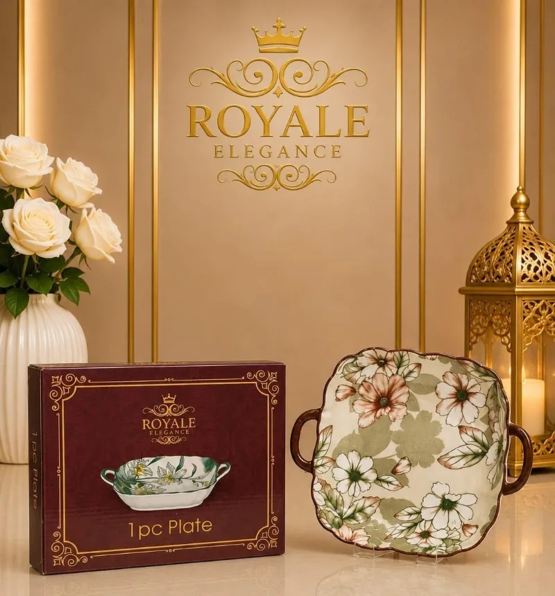 Royale Elegance 1pc Serving Platter.