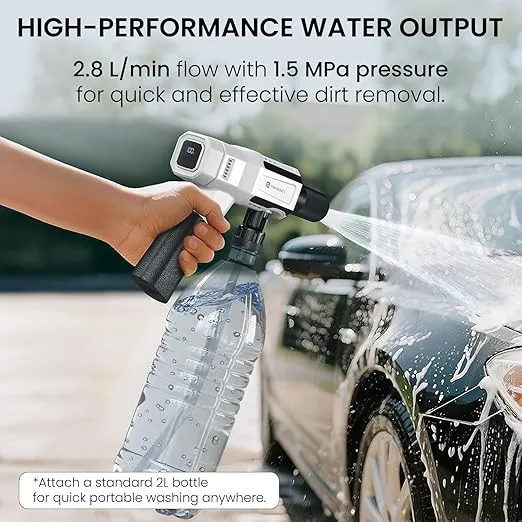 Portronics Torque X Foldable & Cordless Pressure Washer Gun