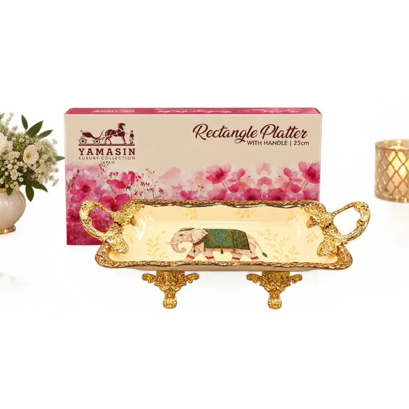 Yamasin platter with handle