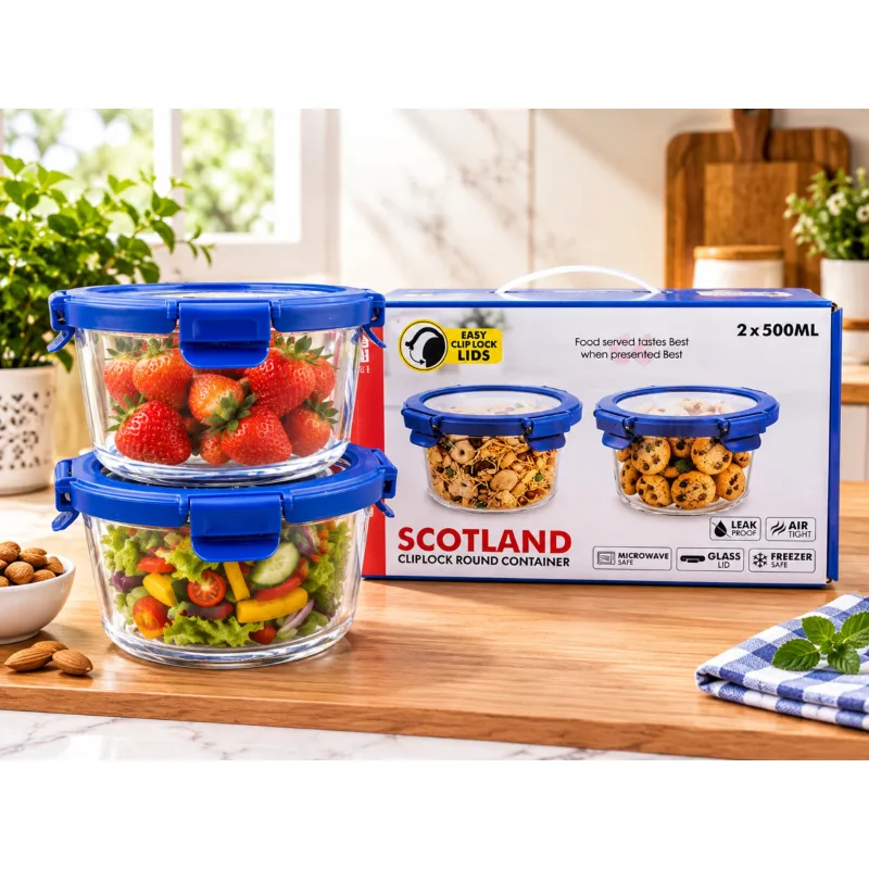 Sanjeev Kapoor Scotland clip lock round container