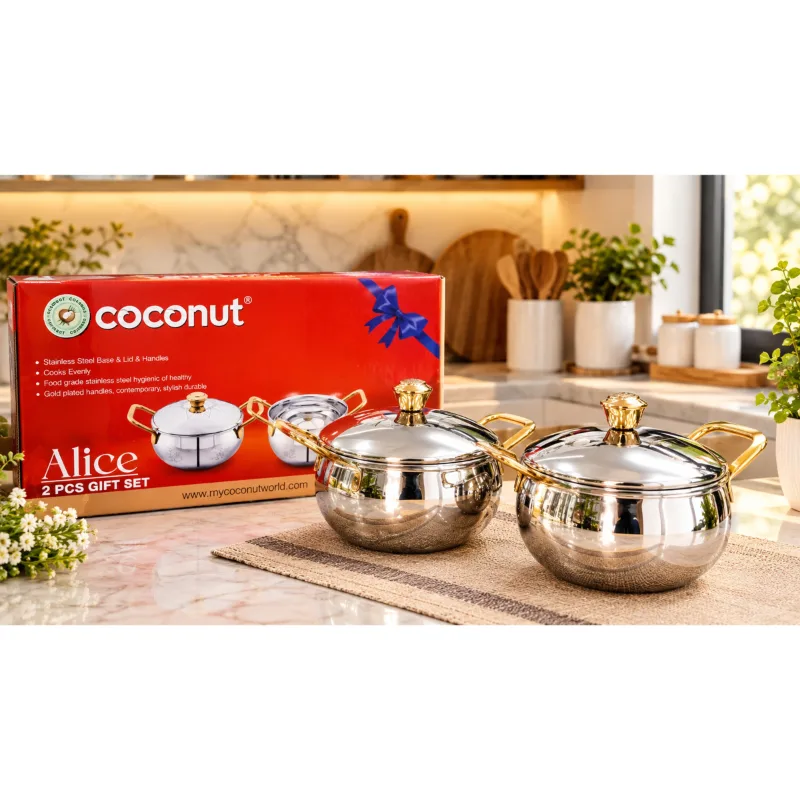 Coconut Alice 2 pc gift set  High great stainless steel