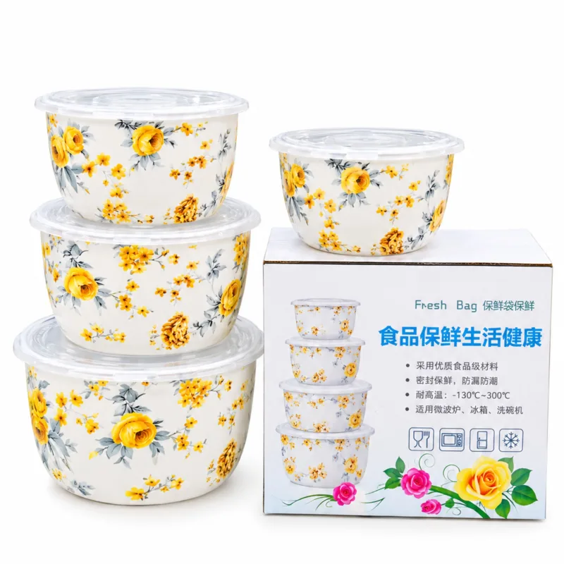 Ceramic set of 4 pc container