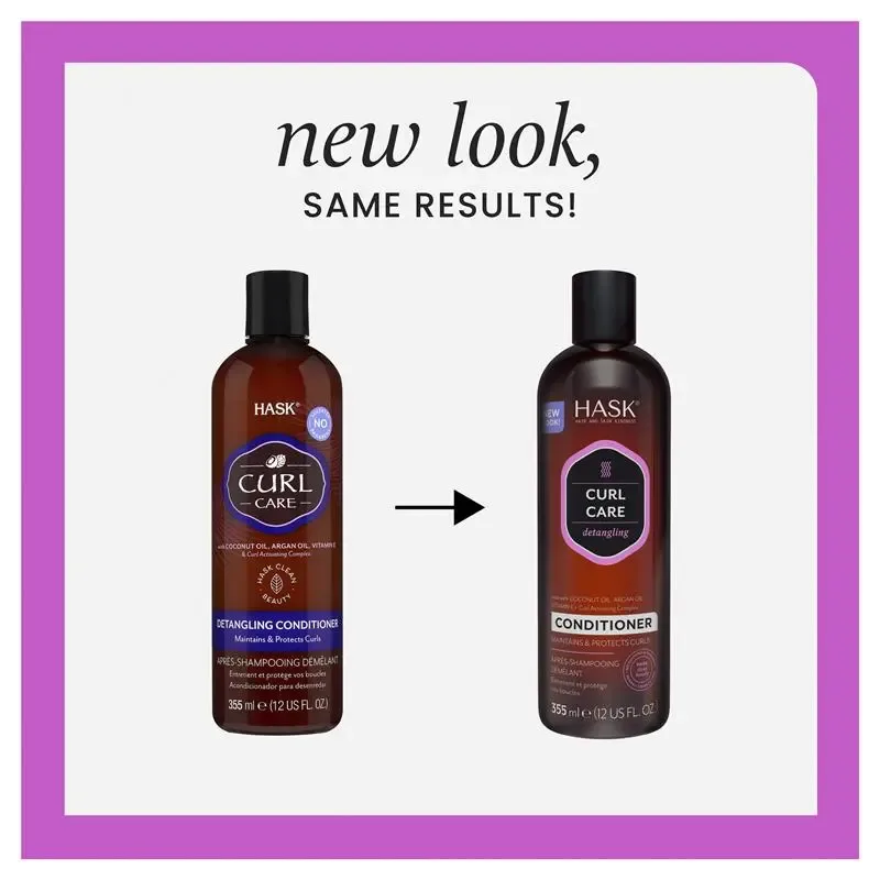HASK Curl Care Detangling Conditioner (355ml) — view 2
