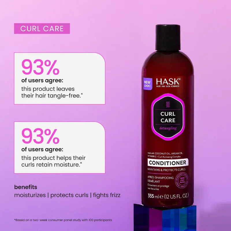 HASK Curl Care Detangling Conditioner (355ml)