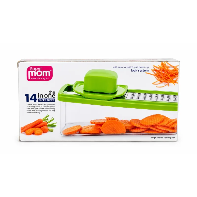 Super mom 14 in one nicer dicer