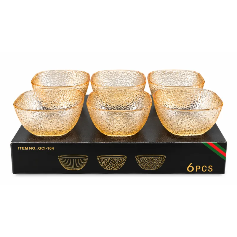 Pc bowl set of 6 pcs square