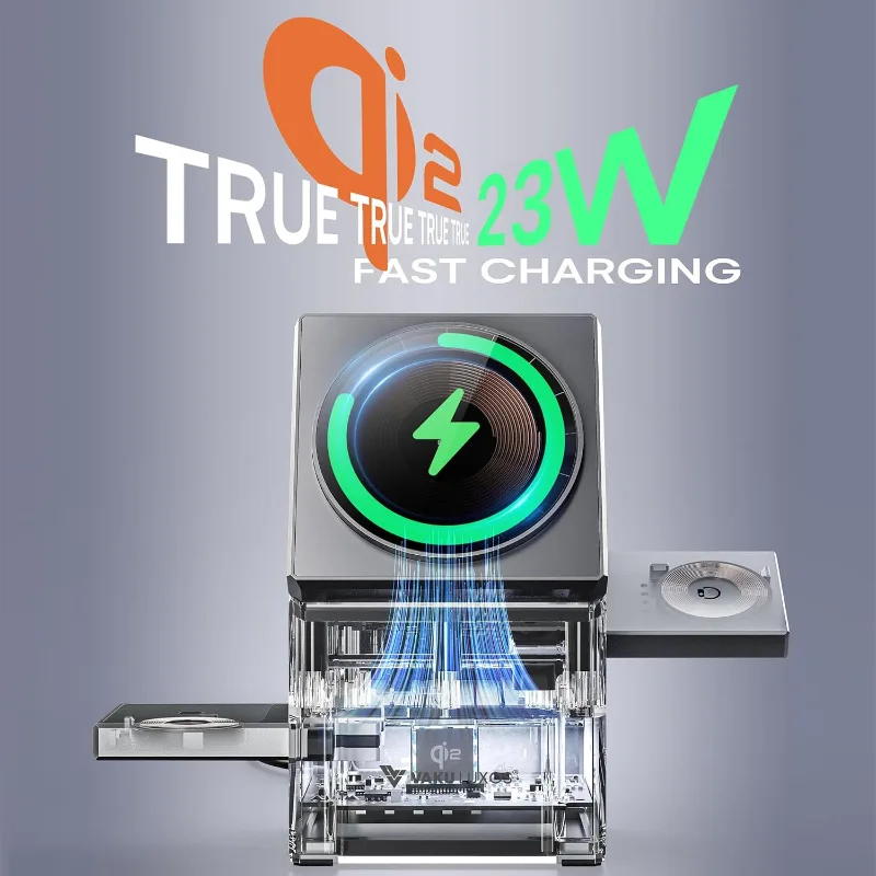 Vaku Luxos Gyro Charge 3-in-1 23W Wireless Charger — view 5