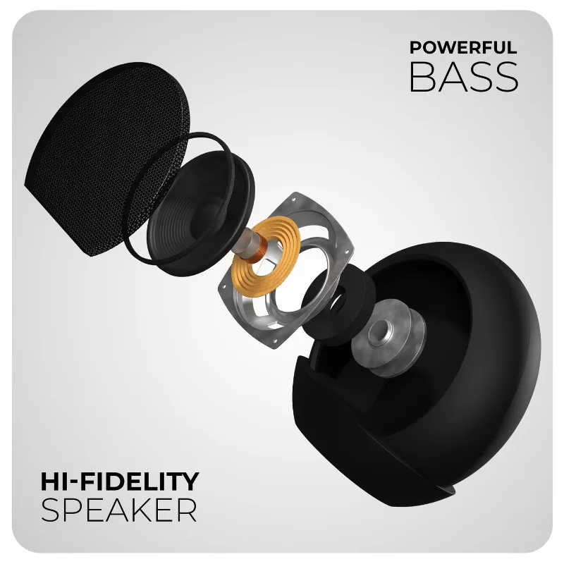 XECH Ellipse - Bluetooth Speaker with Digital Clock. — view 5