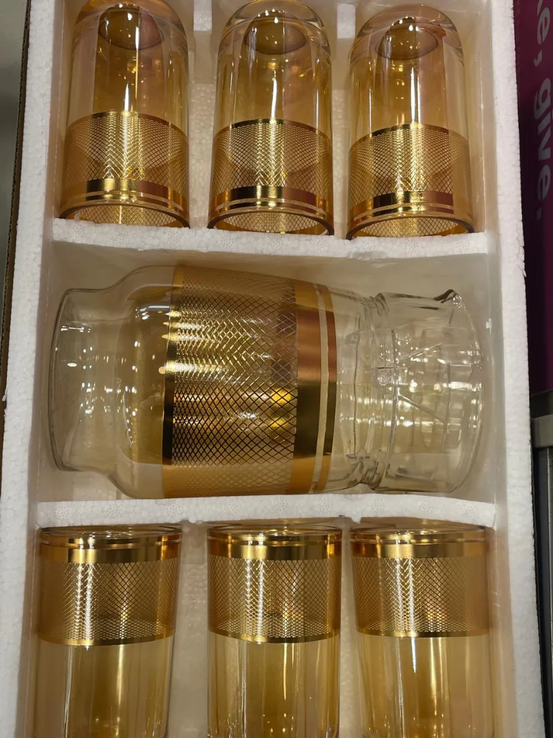 Waterfall Lemon Glass Set 7pcs