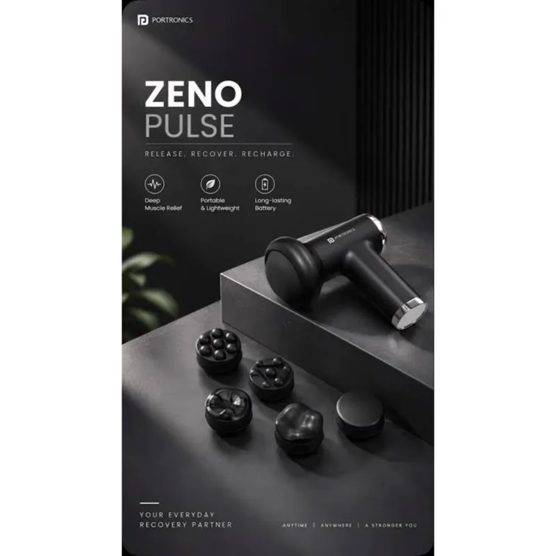 Portronics zeno pulse handheld massager gun