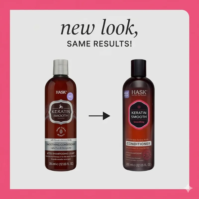 HASK Keratin Protein Smoothing Conditioner (355ml) — view 4