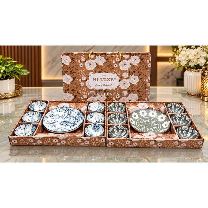 Platter 7 pc set round