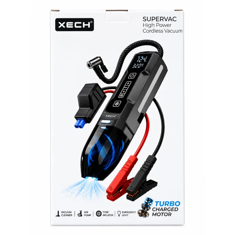 Xech supervac hight power cordless vaccum
