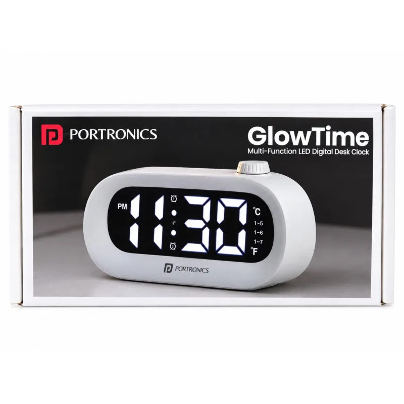 Portronics glowtime LED alarm clock