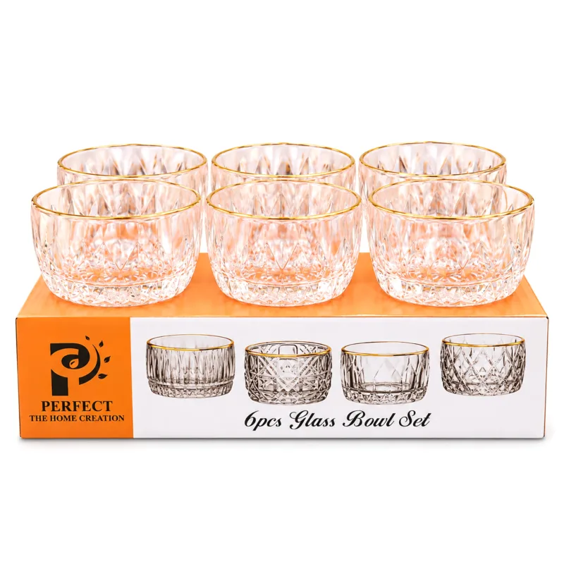 Perfect glass bowl set of 6 pcs